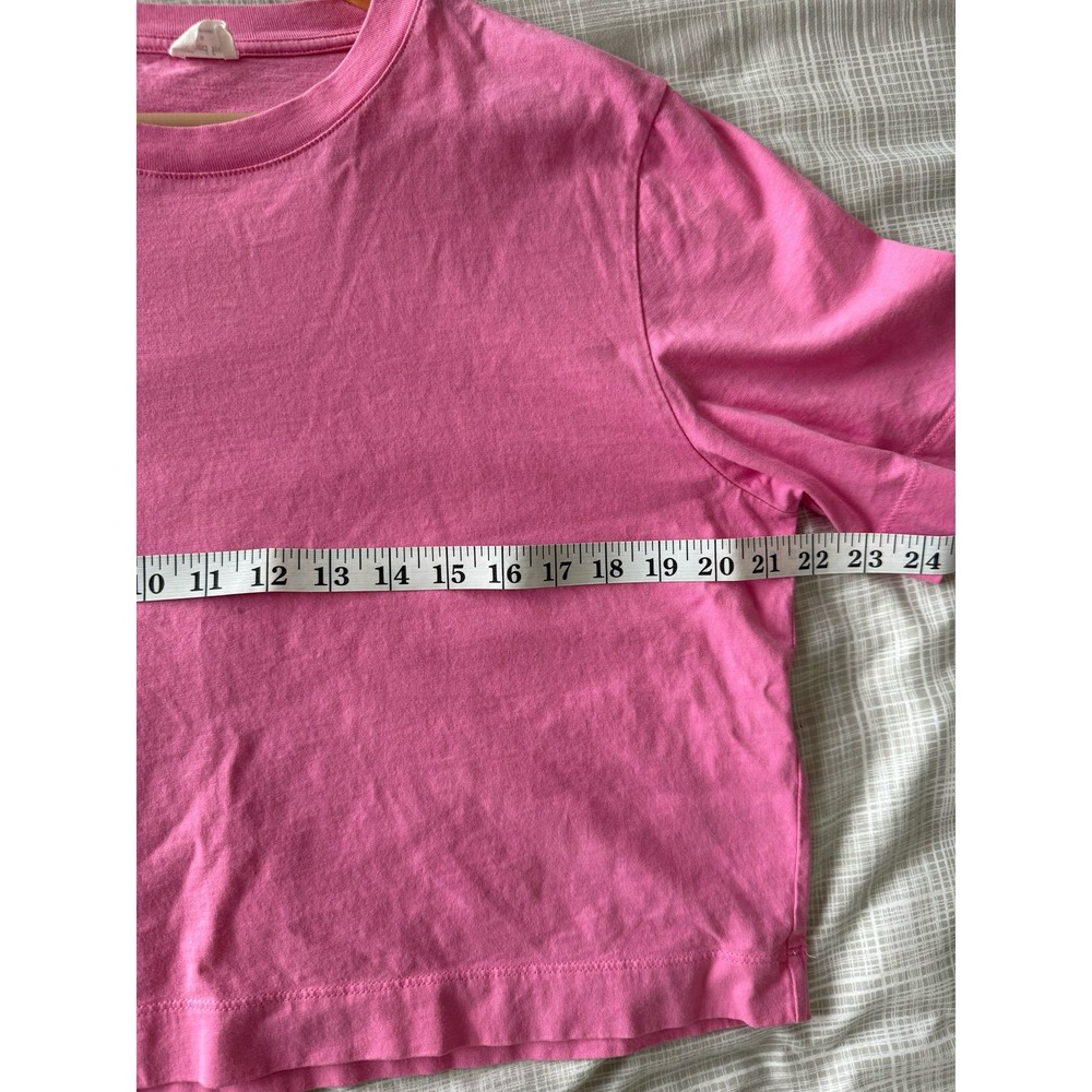 Wilfred Free Hot Pink Cropped Tshirt- women’s size M - Picture 4 of 5